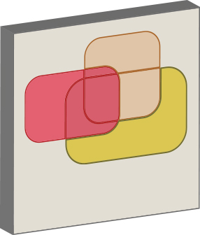 ファブリックパネルのタイプ　正方形