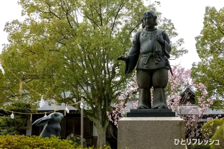 大国主大神と因幡の白兎の像